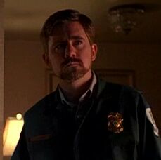 Byers dressed as paramedic