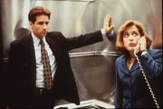 Mulder Scully Elevator Ghost in the Machine