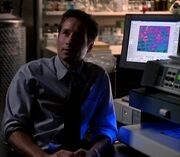 Fox Mulder restoring X-File