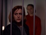 Dana Scully watched by Boggs