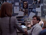 Dana Scully meets Fox Mulder First time