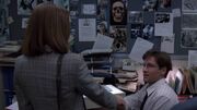 Dana Scully meets Fox Mulder