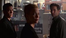 Alex Krycek, Marita Covarrubias and Fox Mulder