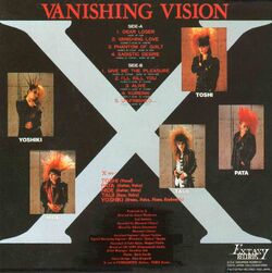 X JAPAN CD VANISHING VISION