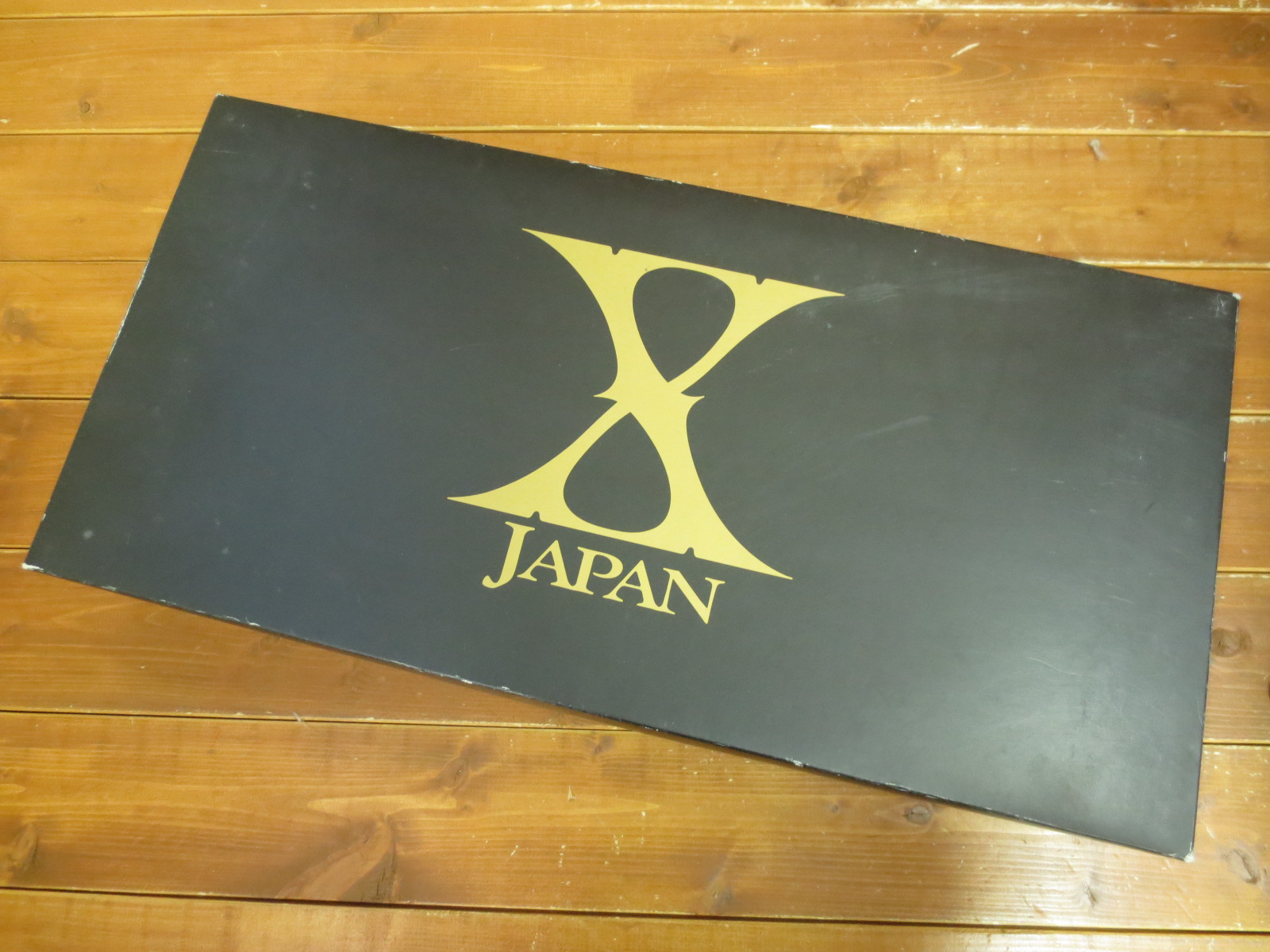 中古品 X JAPAN ゴールド・ディスク・モニュメント Forever love Scars 特製スタンド X JAPAN 限定盤CD ゴールドディスク Forever Love Scars | 音楽