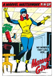 Marvel Girl Jack Kirby Pin-Up Jean Grey