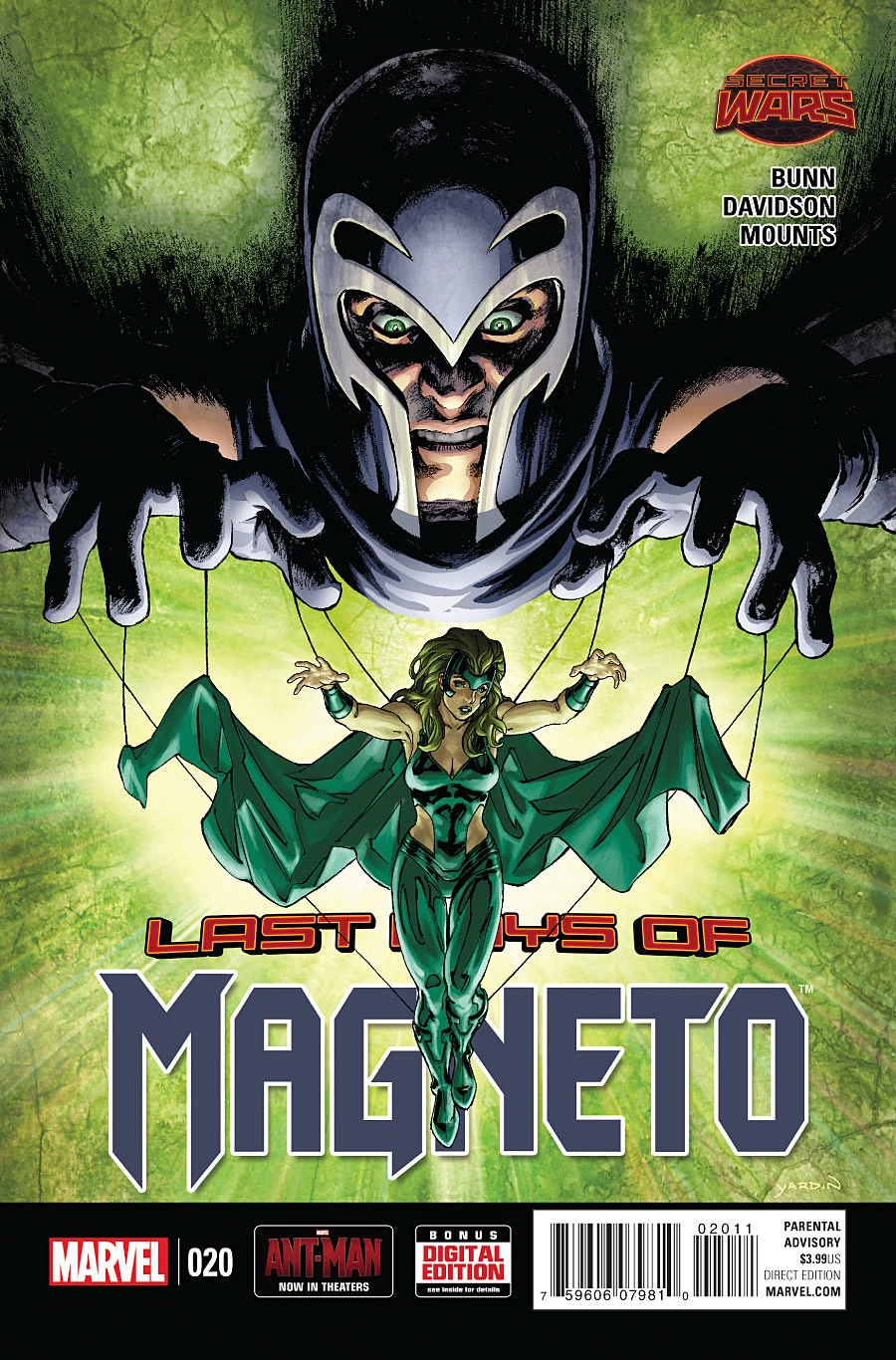 コミック・アニメ Marvel Kith #3 Magneto Green Comic Kith #3 Marvel 2024 PSA Slab Magneto Green Variant Cover