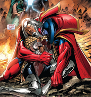 Lilandra Neramani % 28Earth-616% 29 and Kallark % 28Earth-616% 29 from War of Kings Vol 1 4 001