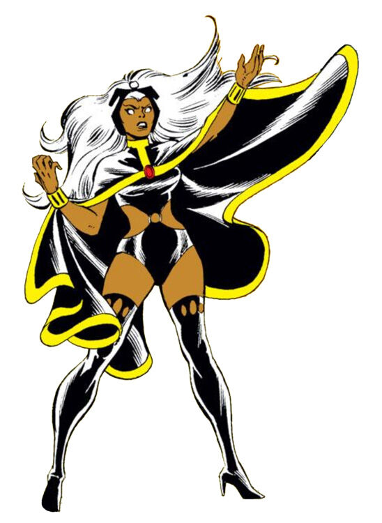 storm x men comic face