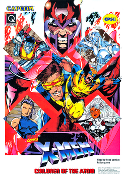 CAPCOM X-MEN エックス・メン　チルドレンオブジアトム　B1ポスター CAPCOM X-MEN エックス・メン チルドレンオブジアトム B1
