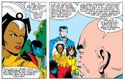 Professor X convinces the X-Men to give Rogue, former villain, a chance