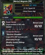 (Martyr) Magneto ER stats