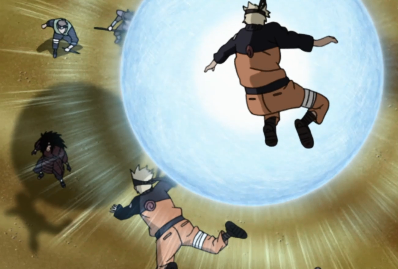 Naruto uses Odama Rasengan that can Crush his Hands