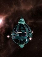 Вид прыжкового маяка в игре X³: Земной конфликт