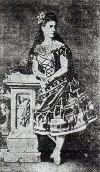Vazem photograph from 1881 when she was 33 years old.