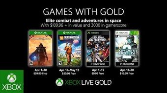 Xbox live may free games clearance
