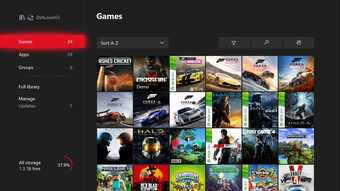 xbox one games alphabetical order