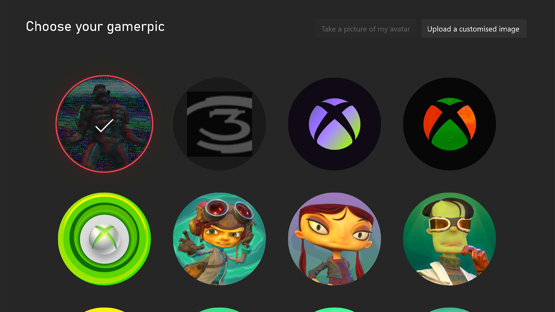 Gamerpic, Xbox Wiki