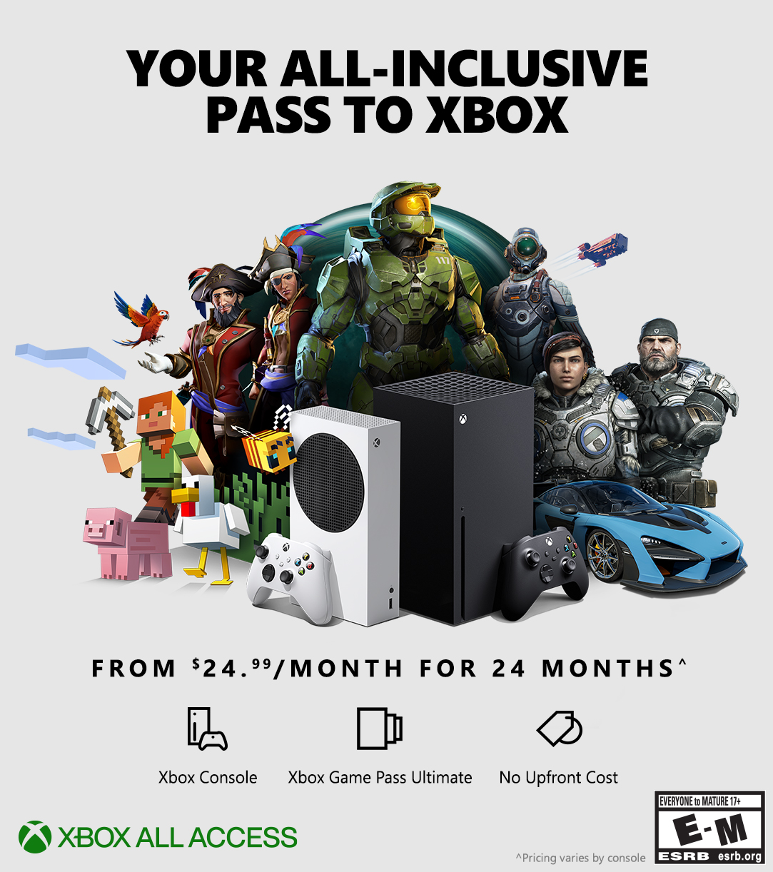 Xbox all clearance access usa