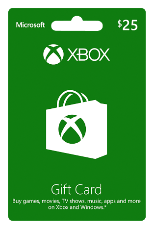 xbox gift card to buy games