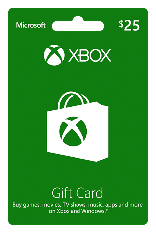 25 xbox gift card