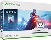 Xbox One S 1TB Console Fortnite Battle Royale Special Edition Bundle Purple  New Open Box (Mexico) - New Open Retail or Brown Box