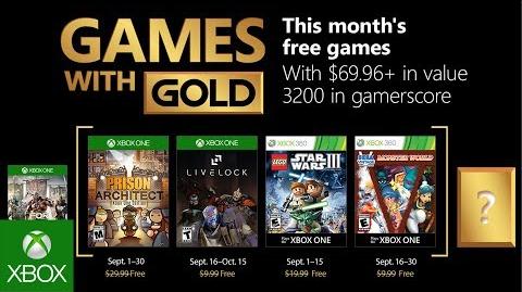 xbox live games with gold september 2020