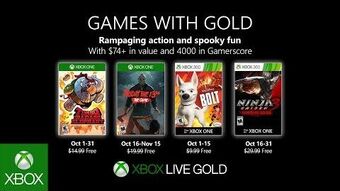 October Games With Gold 2022