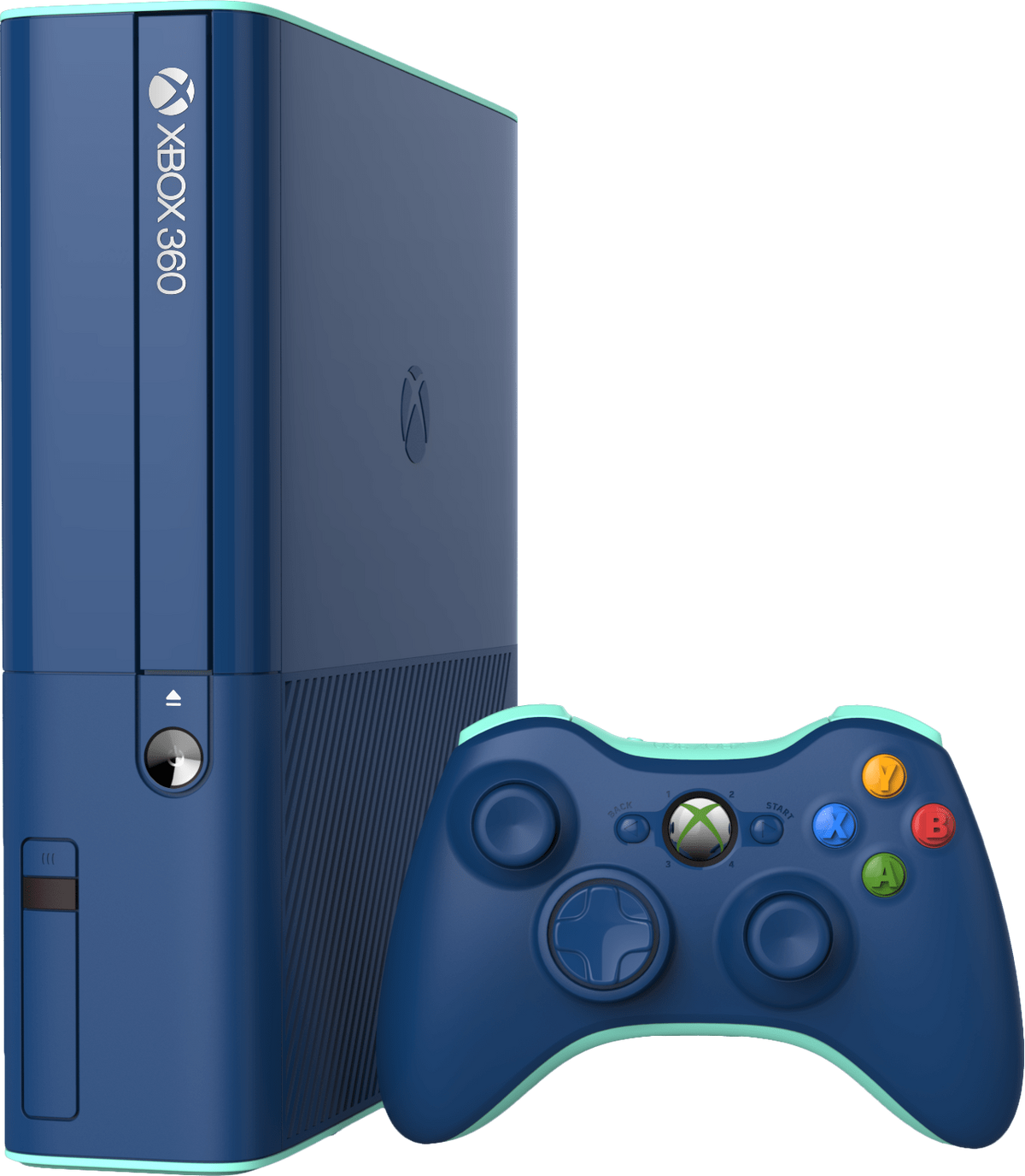 blue xbox 360 controller