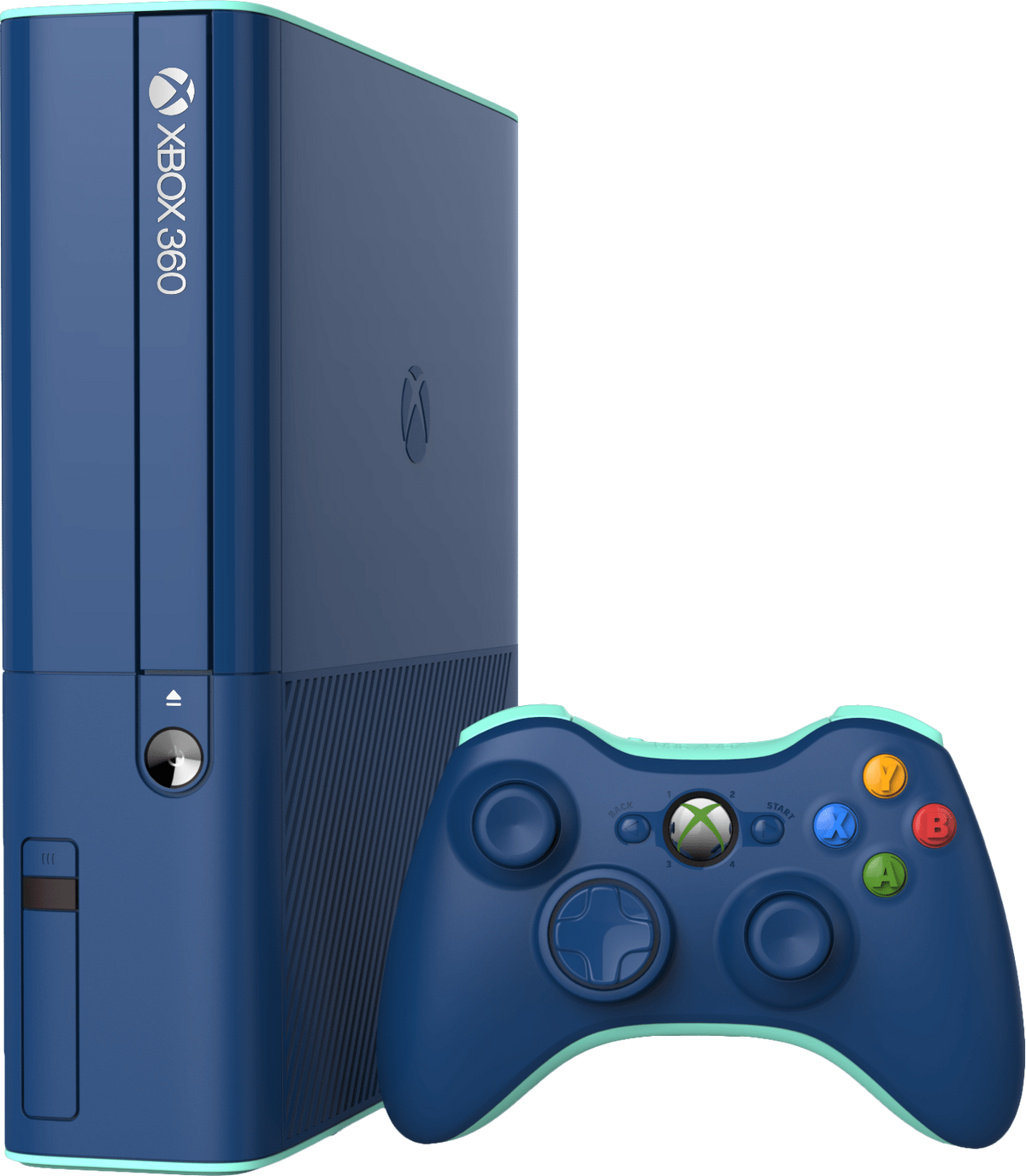 Refurbished Xbox 360 500GB Special Edition Blue Console Bundle