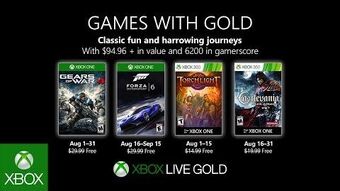 xbox live gold free games list