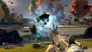 Capturing an enemy turret, for either long-term research gains or to reuse as a temporary ally