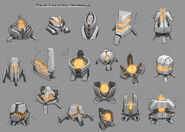 Concept Art - Canister Designs
