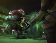 A charging Berserker.