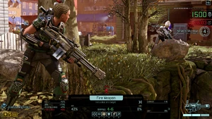 Missions displayed the player's current score and time remaining on the top right.