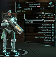 XCOM(EU) Hero WilliamCarter.jpg (150 KB) Carter's appearance as a hidden Hero unit in XCOM: Enemy Within.
