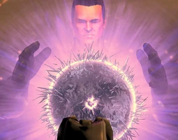 Доброволец активирует устройство