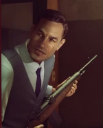 M14 rifle used by Thomas Nils