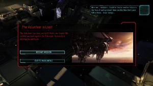 When the Volunteer dies, you must restart. Don't let this happen to you.