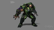 Muton enemy design, by J. Seamas Gallagher