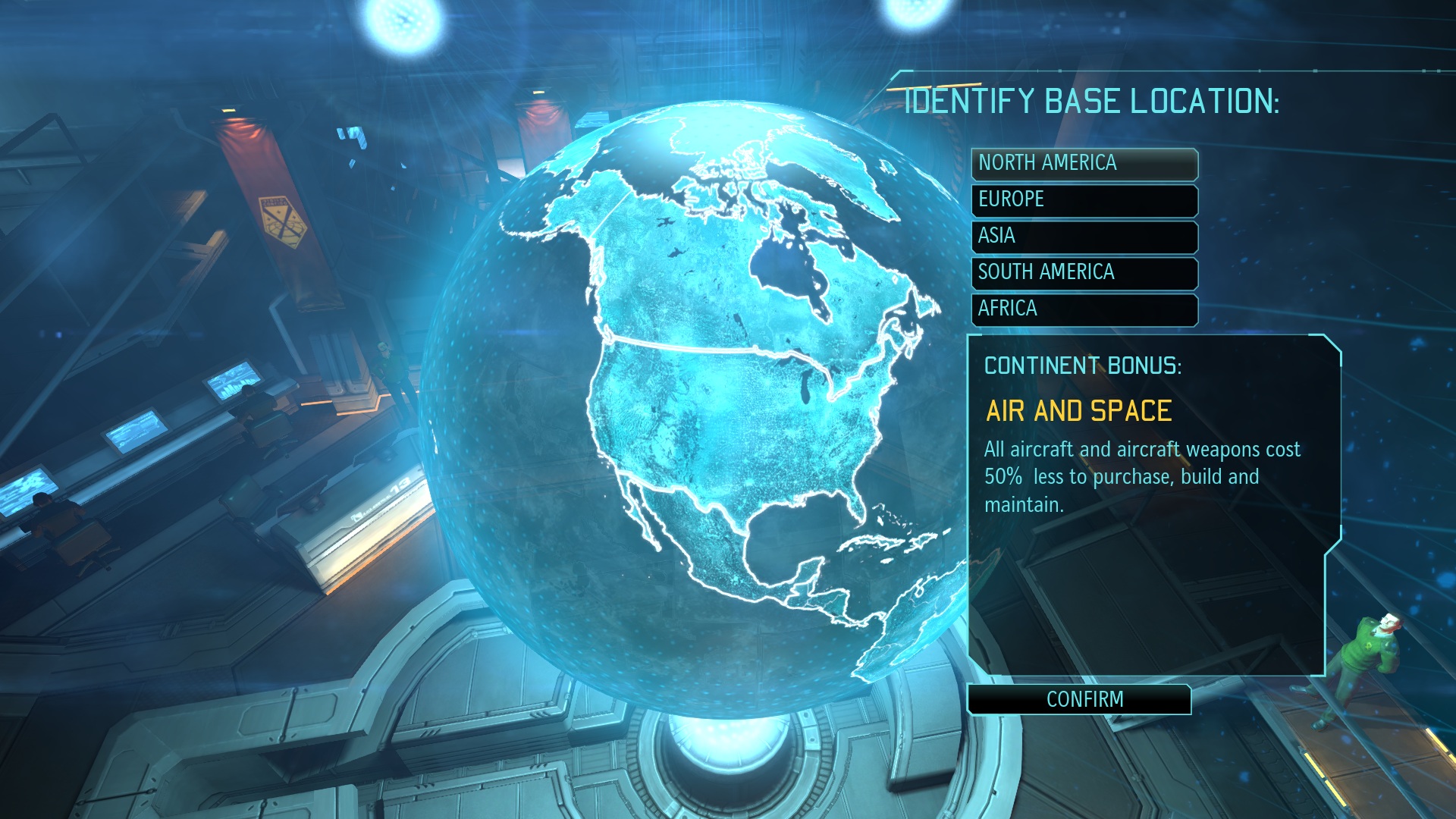 xcom best starting continent