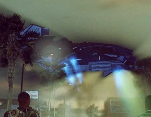 TheBureau AlienGunship