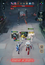 Fighting an alliance boss