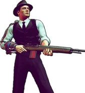 Agent William Carter wielding an M14 Rifle