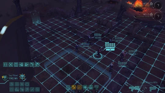 Soldier Class Assault Rank Major with 14 mobility +3 from the worn skeleton suit - shown by number of tiles she can cross: 11 adjacent, or 8 diagonal (we see 7 but the elevation change is one and a half layers, therefore costing at least 1.5 and consuming the last 1). In agreement with  https://www.ufopaedia.org/index