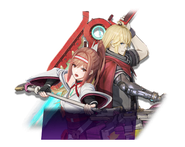 Glimmer and Shulk Chain Art Icon