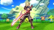 Shulk using Shield in Super Smash Bros. for Wii U
