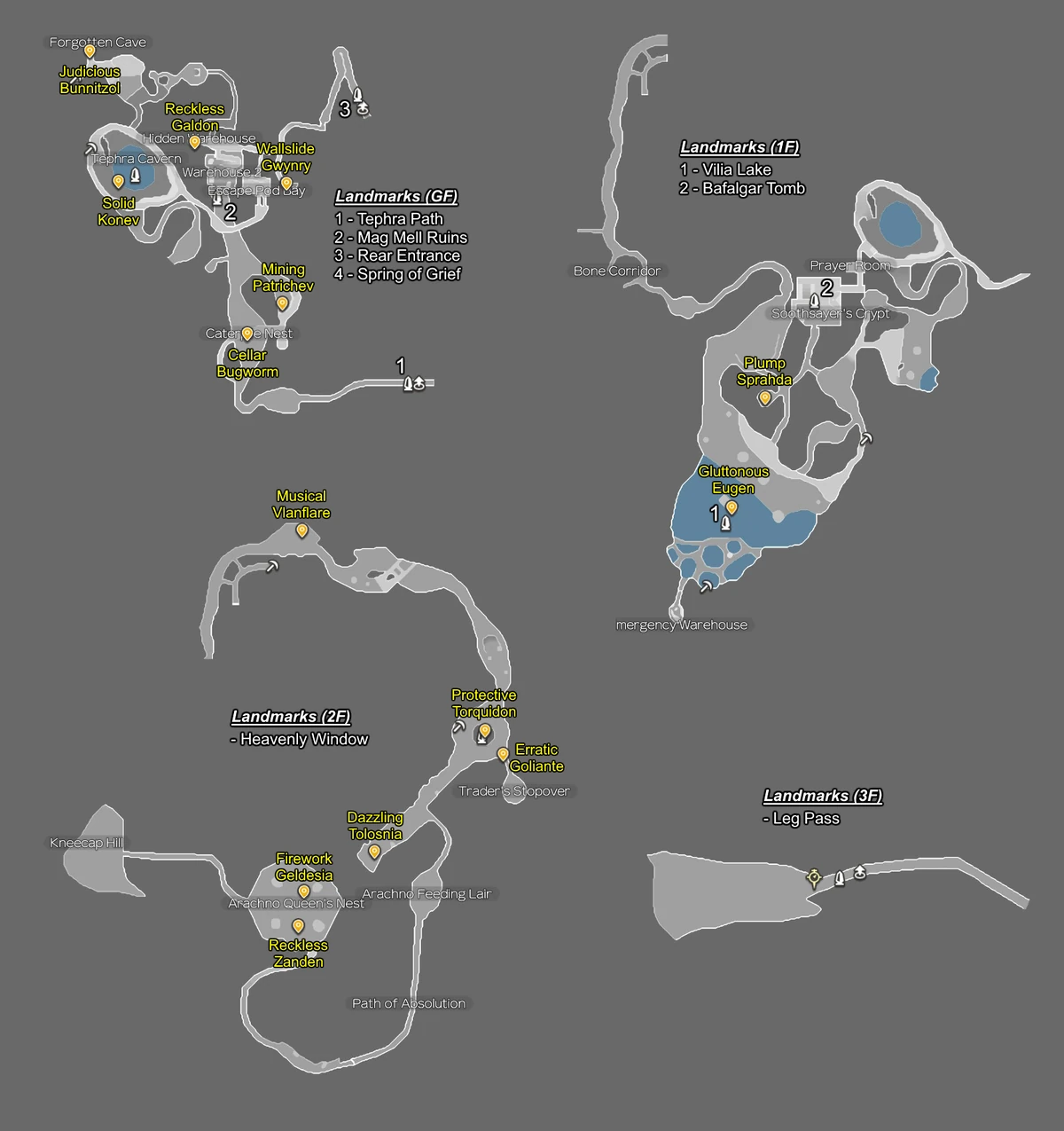 Tephra Cave Unique Monsters Xenoblade Wiki Fandom