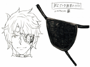 Concept art of Zeke and his eyepatch