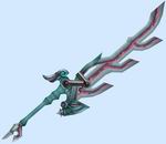 Meyneth's Monado (altered to Fiora's double-blade attack style)